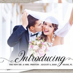 Wedding annoucments