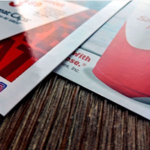 Painted Edge Postcards